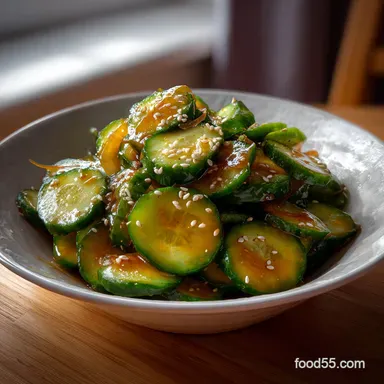 Korean Cucumber Salad: Crunchy, Spicy, Ready in 15 Minutes Recipe Card