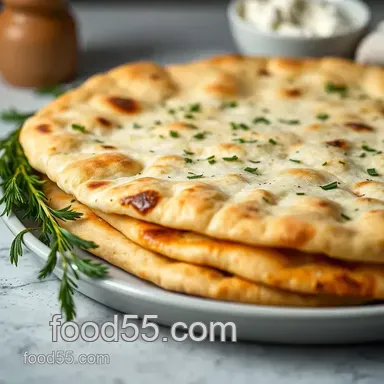 Quick Lavash Bread with Creamy Herb Filling: My Family Favorite! Recipe Card