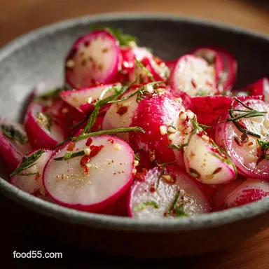 Quick Pickled Radishes Recipe: Zesty Crunch in Under 30 Minutes Recipe Card
