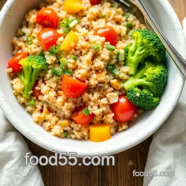 Quick Quinoa Rainbow Bowl for Happy Toddlers: A Colorful, Easy Treat! Recipe Card