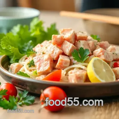 How to Make Quick Tuna Salad Healthy Asian Delight: A Tasty Twist! Recipe Card