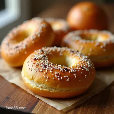 Quick Yogurt Bagels Bagel Recipe Easy NoYeast Yogurt My GoTo Recipe Card