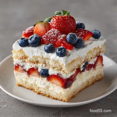 Fruit Trifle with Angel Food Cake Recipe Card