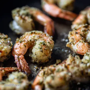 RestaurantStyle baked stuffed shrimp An Easy Posh Scampi Recipe Recipe Card