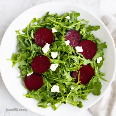 Arugula Beet Salad Recipe Roasted Beet Arugula with Goat Cheese