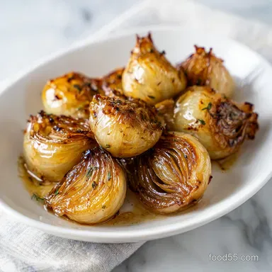 Roasted Lotus Flower Onions for 4 Servings Recipe Card