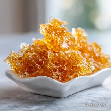 Salted Maple Honeycomb Candy Recipe | 25 Mins Recipe Card