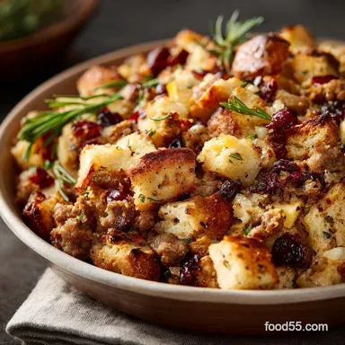 Sausage Apple and Cranberry Stuffing: The Ultimate Holiday Cracker