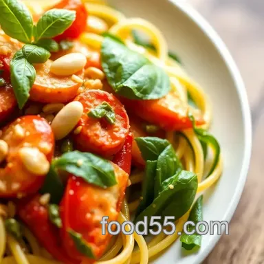 Quick & Flavorful Sautéed Langostino Zucchini Noodles Delight: A Light Meal to Savor Recipe Card