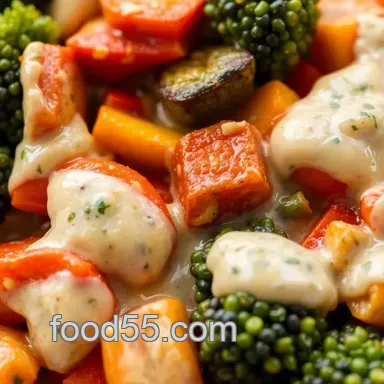 Easy & Flavorful Sautéed Veggies with Creamy Julian Sauce: A Family Favorite Recipe Card