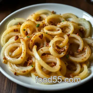 Savory Onion Steaks: A Flavorful Twist on a Classic Delight Recipe Card