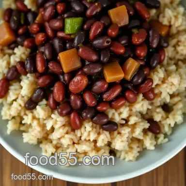 Savory Southern-Style Blue Runner Red Beans & Rice - A Family Favorite Recipe Card
