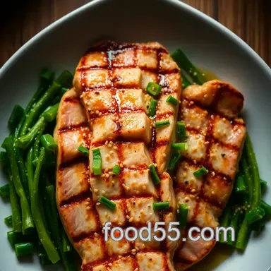 Grilled Tuna Steak Perfection: Sesame-Ginger Ahi Recipe Recipe Card