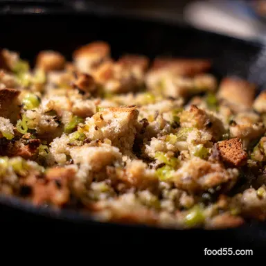 Seaside Celebration My Savory Oyster Stuffing Recipe Recipe Card