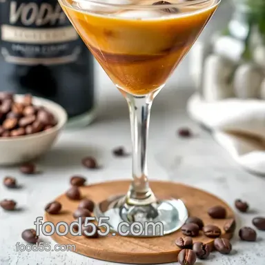 Shake Espresso Martini for a Stunning Treat: A Coffee Lover's Delight Recipe Card