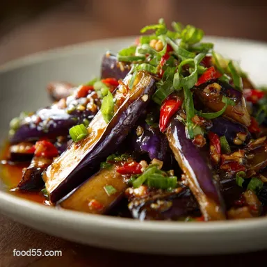Chinese eggplant with garlic sauce: Get Silky, Restaurant-Quality Texture Recipe Card