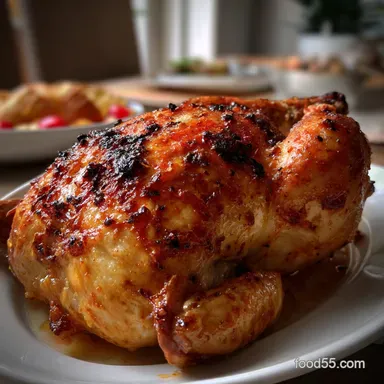 Super Simple Roast Chicken with Crispy Skin and Juicy Meat Recipe Card