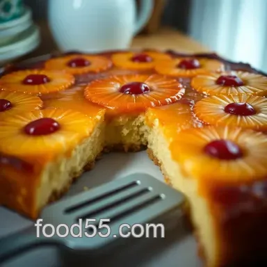 Easiest Pineapple Cake: My Upside-Down Cake with Cake Mix Trick! Recipe Card