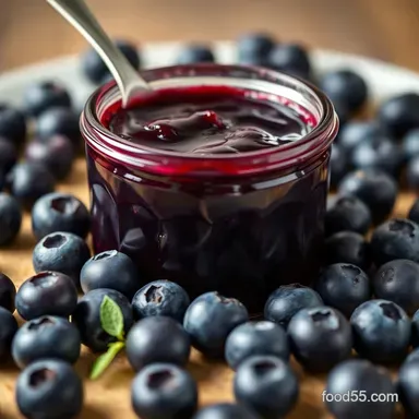 My Grandma's Simply the Best Blueberry Jam Recipe Recipe Card
