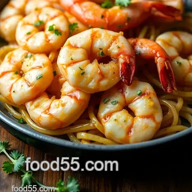 Garlic Shrimp Recipe: Sizzling Scampi Ready in 15! Recipe Card