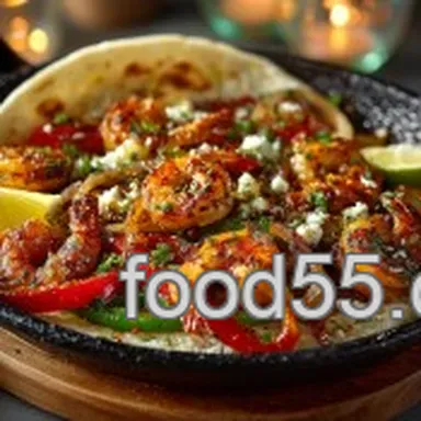 The 25Minute Sizzle UltraFlavourful Shrimp Fajitas Recipe Recipe Card