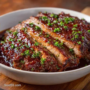 Slow Cooker BBQ Brisket for 8 Servings