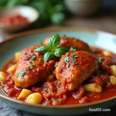 SetItandForgetIt Chicken Cacciatore Rustic Slow Cooker Comfort