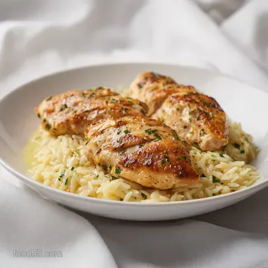 Slow Cooker Parmesan Herb Chicken for 4 Recipe Card