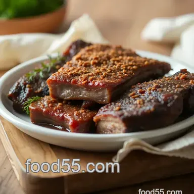 Ultimate Smoked Beef Ribs with Flavorful Crust: My Family's Secret! Recipe Card
