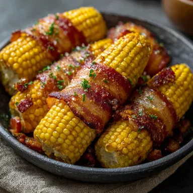 Smokey Corn with Bacon: Easy Summer Side Dish, Ready in 35 Minutes Recipe Card
