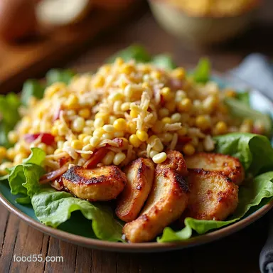 The Ultimate Smoky BBQ Chicken Salad Recipe in Under 35 Mins Recipe Card