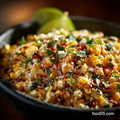 Mexican Street Corn Salad: Easy Smoky Elote (Esquites) Recipe Recipe Card