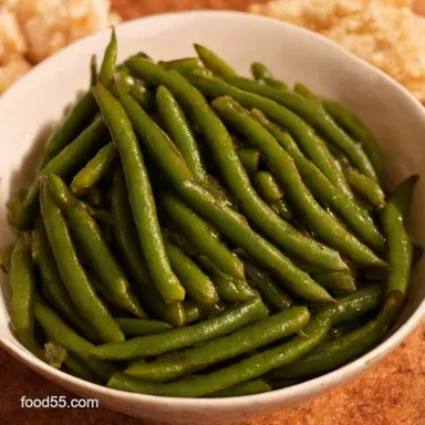 Smoky Southern Green Beans My Secret canned green bean recipes Recipe Card