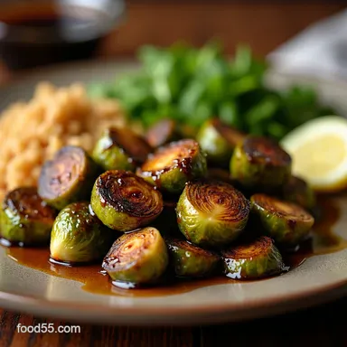 SmokyGrilled Brussels Sprouts with Balsamic My Weeknight Favorite Recipe Card