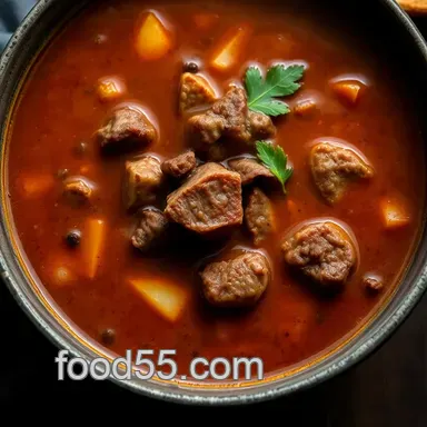 Hearty Sopa de Res: My Family's Favorite Traditional Mexican Beef Soup Recipe Card