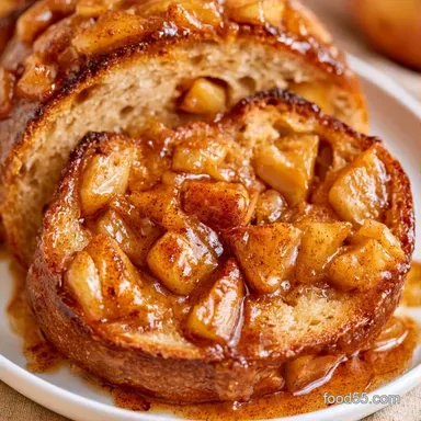 Sourdough Apple Fritter Bread for 12 Recipe Card