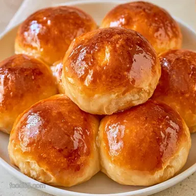 Sourdough Dinner Rolls Same Day for 12 Recipe Card