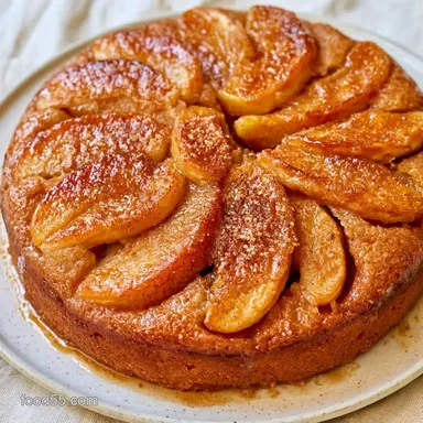 Sourdough Discard Apple Cake in 55 Min Recipe Card