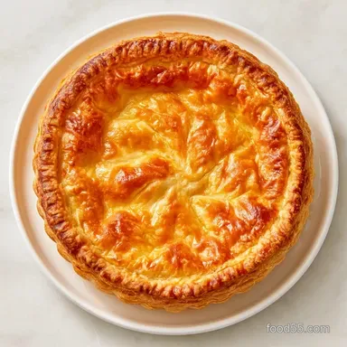 Flaky Sourdough Pot Pie Crust Recipe Card