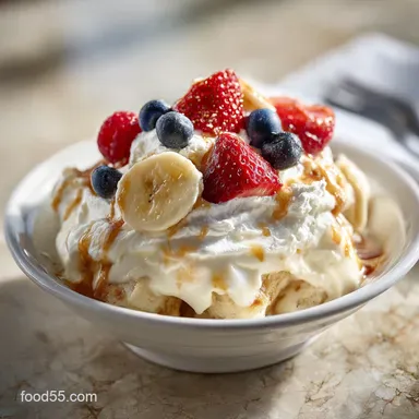 Southern Banana Pudding Recipe for 12 Servings Silky Custard Recipe Card