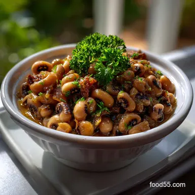 Southern Black Eyed Peas Recipes: Velvety, Smoke-Infused Flavor Recipe Card