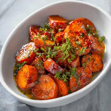 Southern Candied Sweet Potatoes for 8 Servings Recipe Card