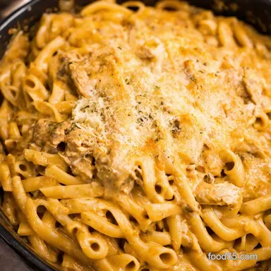 Speedy Easy Chicken Tetrazzini Comfort Food in a Flash Recipe Card