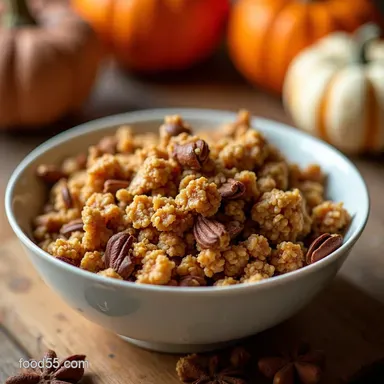 Spiced Pumpkin Granola My Cozy FailProof Autumn Recipe Recipe Card