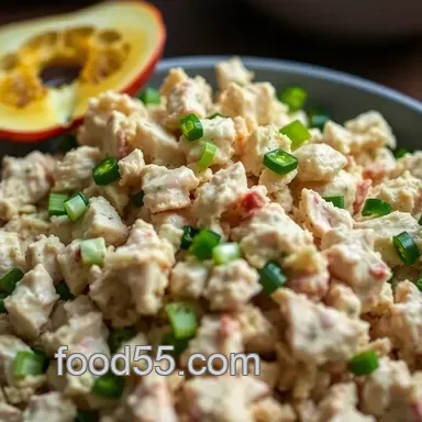 Easy & Zesty Spicy Chicken Salad with Jalapeño and Artichokes – My Family’s Go-To! Recipe Card