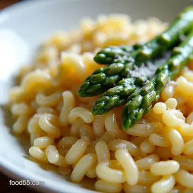 Foolproof Spring Asparagus Risotto with Lemon Zest