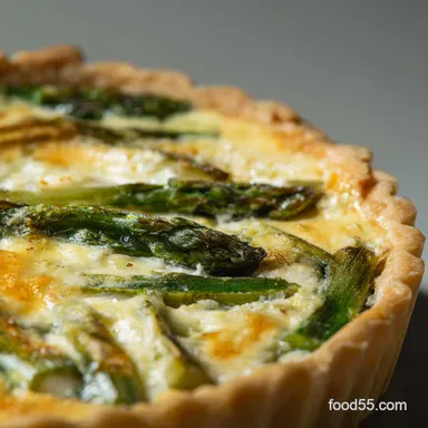 Asparagus Quiche Recipe Springs Creamy Dream