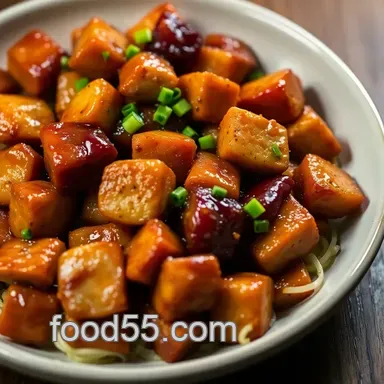 Sticky Bourbon Chicken: Better Than Takeout! Recipe Card