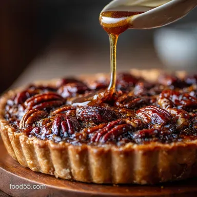 Pecan Pie Recipe: Ultimate Sticky Toffee Bourbon Version Recipe Card