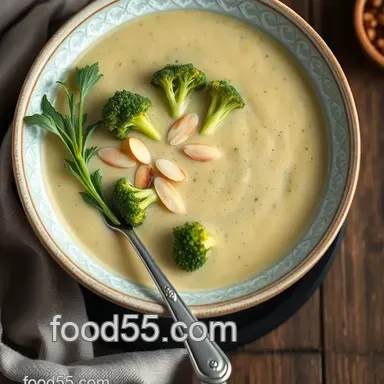 How to Make Creamy Stovetop Broccoli Almond Soup: A Cozy Delight Recipe Card